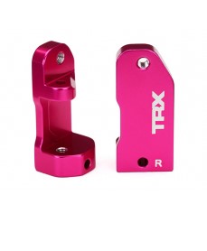 TRAXXAS 3632P CASTER BLOCKS 30-DEGREE PINK-ANODIZED 6061-T6 ALUMINUM SLASH 2WD