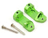 2WD ALUMINUM CASTER BLOCKS 30 DEG (GREEN) TRA3632G