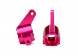 TRAXXAS 3636P ALUMINUM STEERING BLOCKS PINK RUSTLER 2WD STAMPEDE / SLASH BANDIT