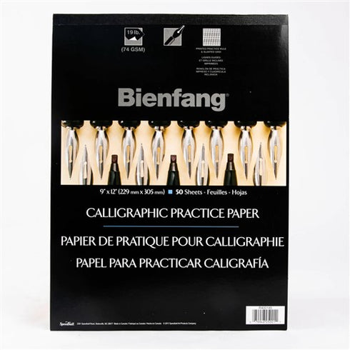 CALLIGRAPHIC PRACTICE PAD