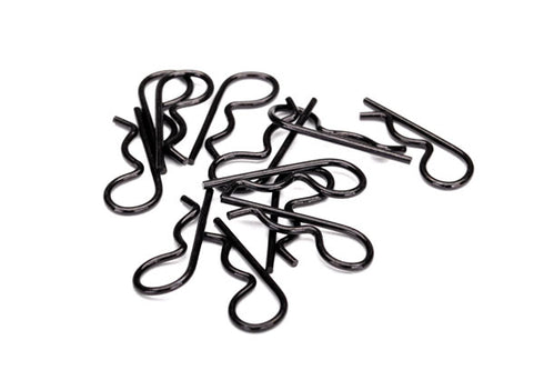 BODY CLIPS, HEAVY DUTY (BLACK) (12) TRA3934A