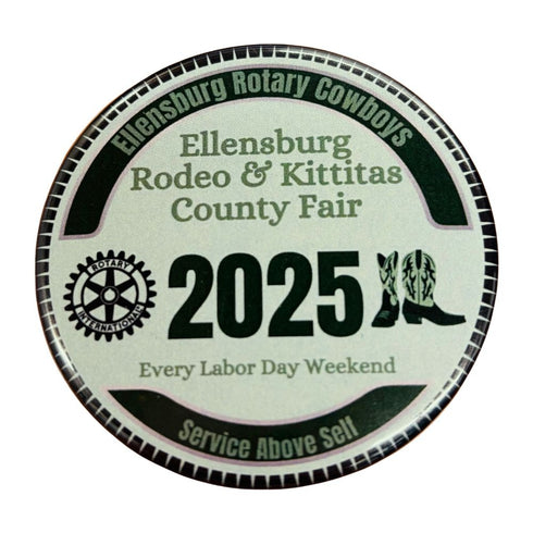 RODEO BUTTON 2025