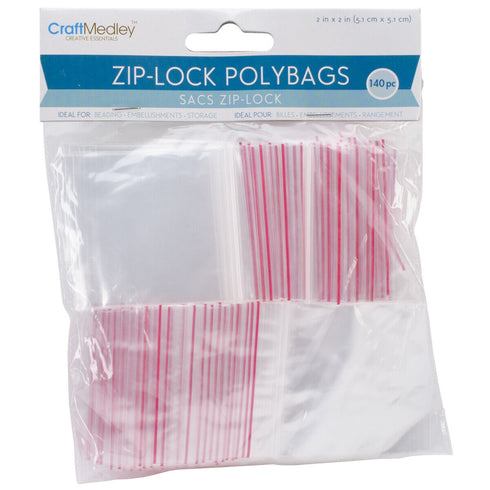 2x2 ZIP-LOCK POLYBAGS