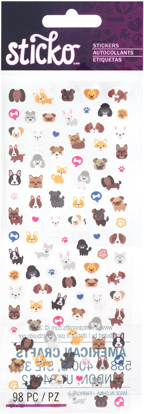 TINY DOGS STICKERS