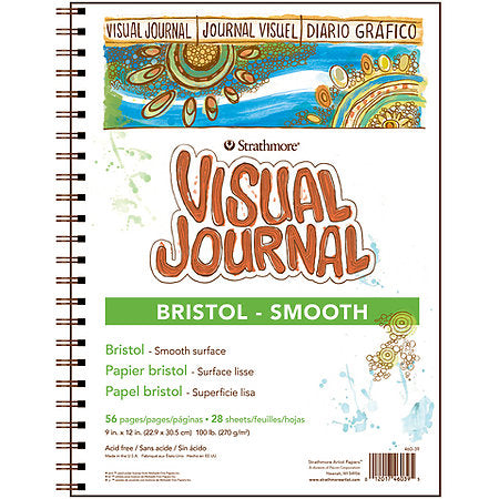 Strathmore Visual Journal Mixed Media Vellum 5.5"X8"-34 Sheets -460150