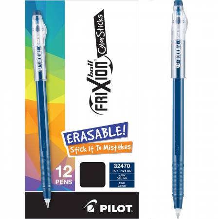 Navy Frixion Colorstick Pen