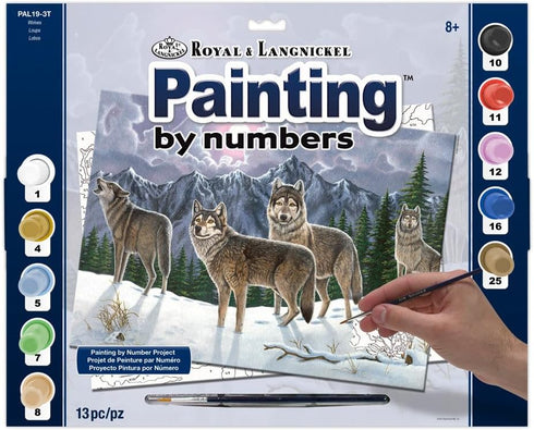 PAINT BY NUMBER - WOLVES
