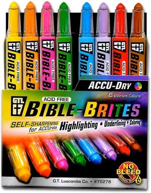 DRY BIBLE BRITES HIGHLIGHTERS