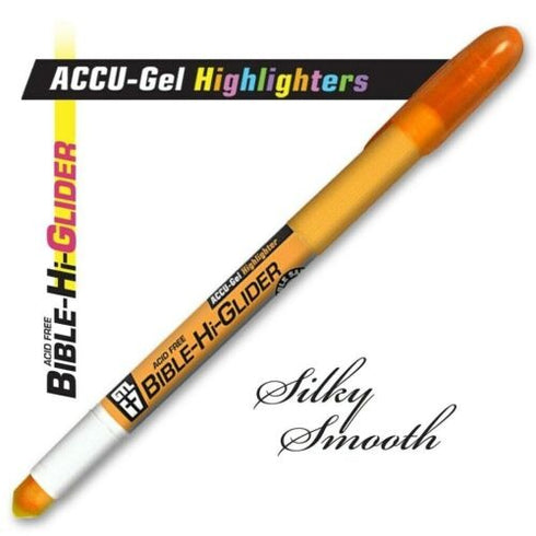 Highlighter-ACCU-Gel Bible Hi-Glider-Orange (Bx/12)