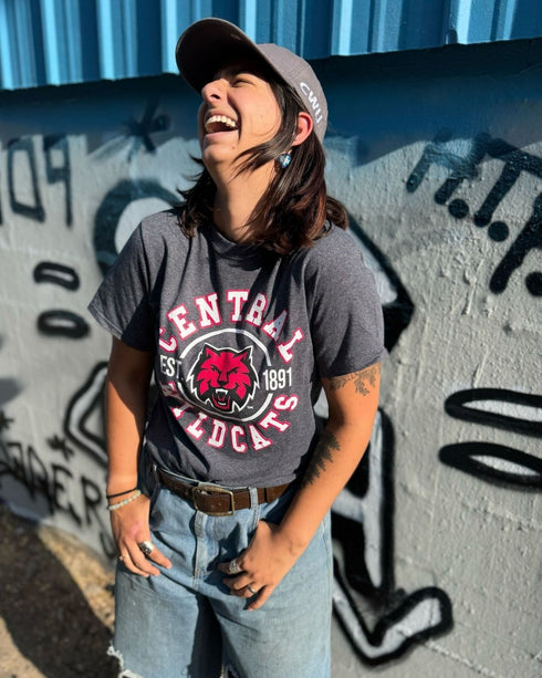 CENTRAL EST 1891 CHARCOAL TEE