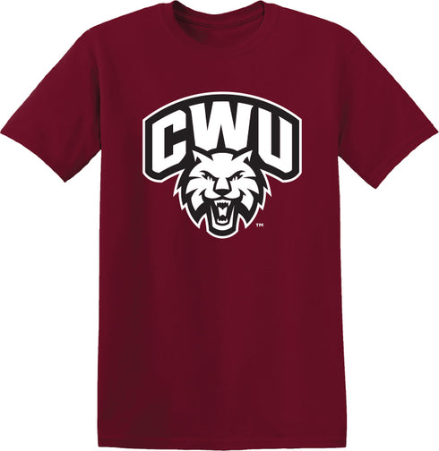 CWU OVER WILDCAT TEE