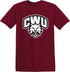 CWU OVER WILDCAT TEE