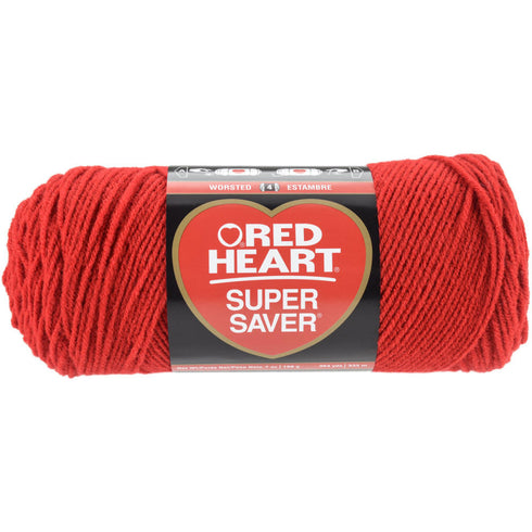 CHERRY RED 7 OZ RED HEART YARN