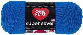 BLUE 7 OZ RED HEART YARN