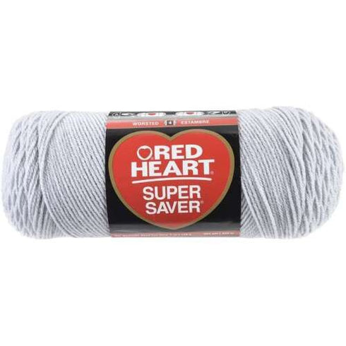Red Heart Super Saver Yarn-Light Grey 073650861390