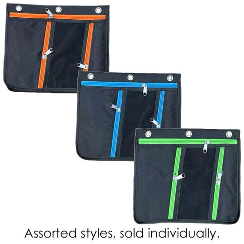 3 POCKET PENCIL POUCH