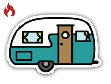 RETRO CAMPER STICKER