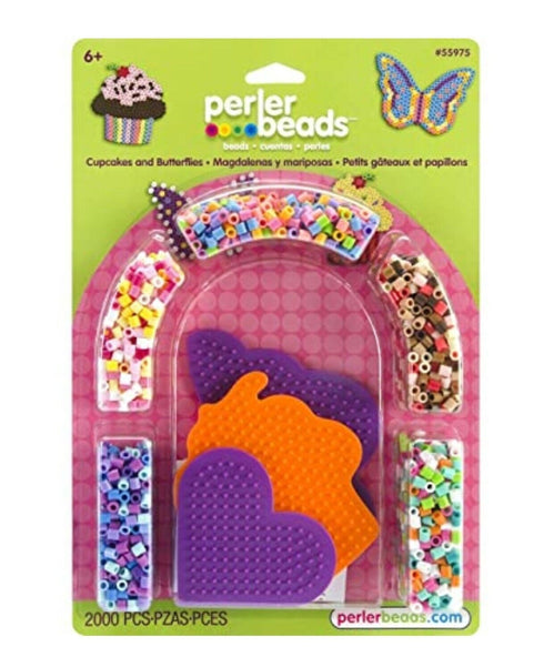 Perler Fused Bead Kit Cupcakes & Butterflies