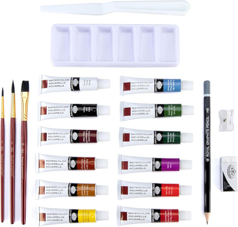 Essentials 21 Piece Watercolor Set