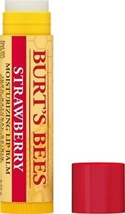 Burt's Bees Moisturizing Lip Balm, Strawberry, 0.15 Ounce