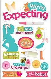 **Expecting 3D Stickers