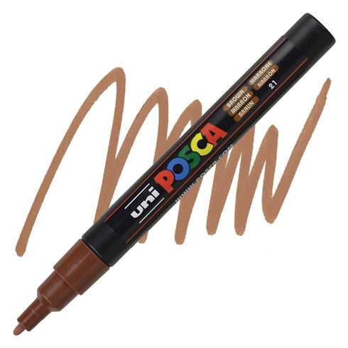 FINE BROWN POSCA PAINT MARKER