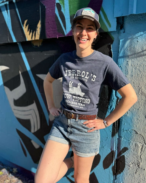 JERROL'S WORLD-FAMOUS COW TIPPING TEE