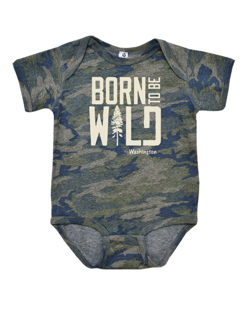 CAMO WASHINGTON INFANT ONSIE