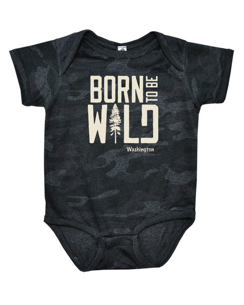CAMO WASHINGTON INFANT ONSIE