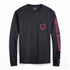 CWU LONG SLEEVE SHIRT W/ FRONT POCKET & SLEEVE PRINTING