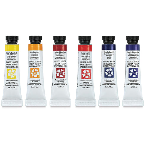 DANIEL SMITH EXTRA FINE WATERCOLOR - ESSENTIALS SET, 5 ML TUBE