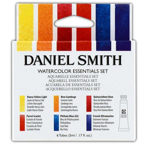 DANIEL SMITH EXTRA FINE WATERCOLOR - ESSENTIALS SET, 5 ML TUBE