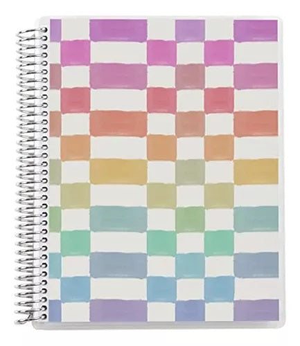 7X9 Checkered Notebook