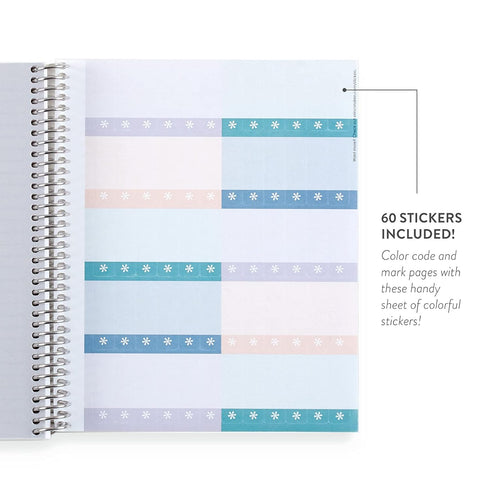 8.5X11 STRIPES NOTEBOOK