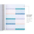 8.5X11 STRIPES NOTEBOOK