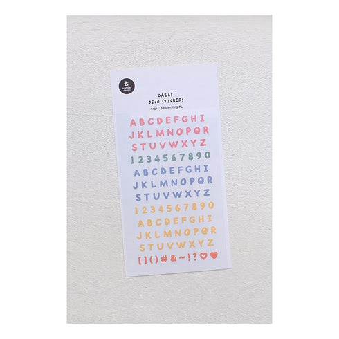 Handwriting Stickers