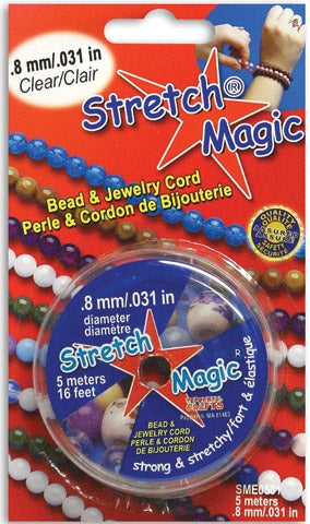 CLEAR STRETCH MAGIC .8MM