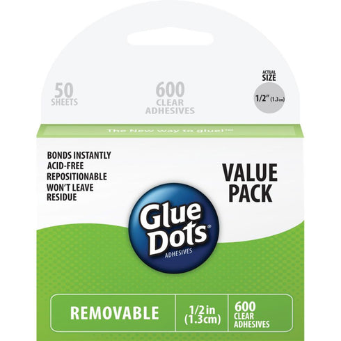 1/2" Removeable Glue Dots 600