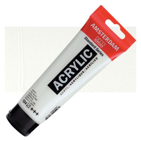 AMSTERDAM ZINC WHITE ACRYLIC PAINT