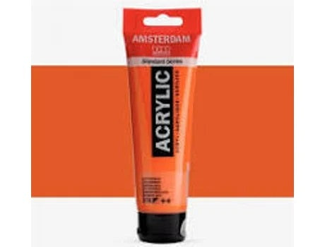 AMSTERDAM AZO ORANGE ACRYLIC PAINT