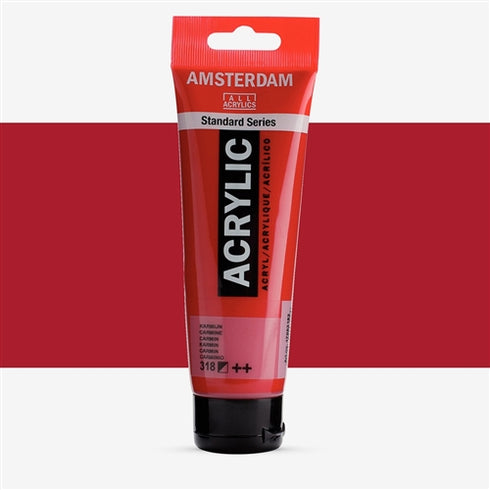 AMSTERDAM CARMINE ACRYLIC PAINT