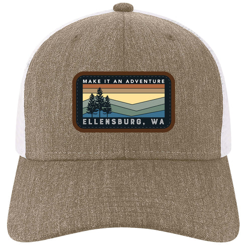 EBURGTRUCKER MPS HAT BRN/WHT