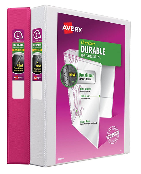 1" DURABLE VIEW BINDER ASST