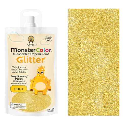 5 Oz Glitter Gold Wash Tempera