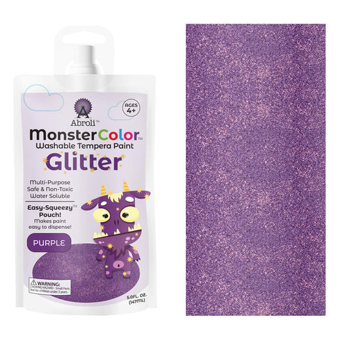5 OZ GLITTER PRPL WASH TEMPERA