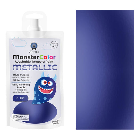 5 Oz Met Blue Wash Tempera