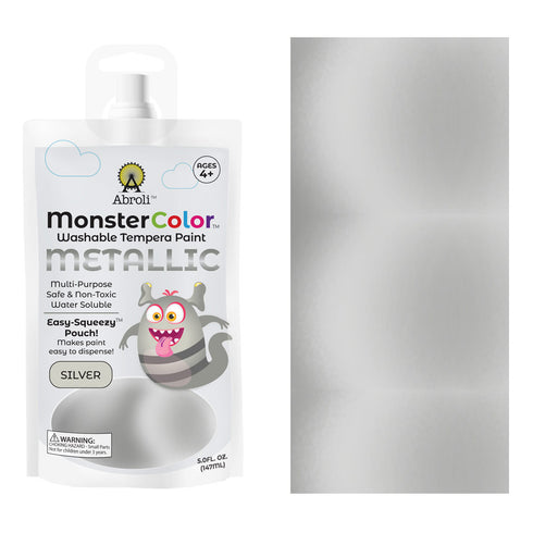 5 OZ MET SILVER WASH TEMPERA
