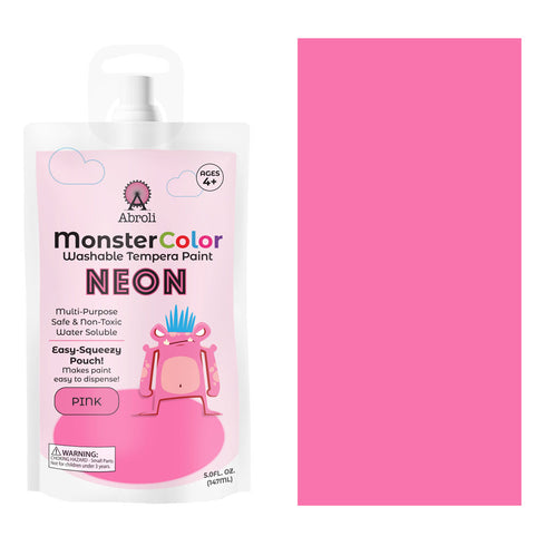 5 OZ NEON PINK WASH TEMPERA