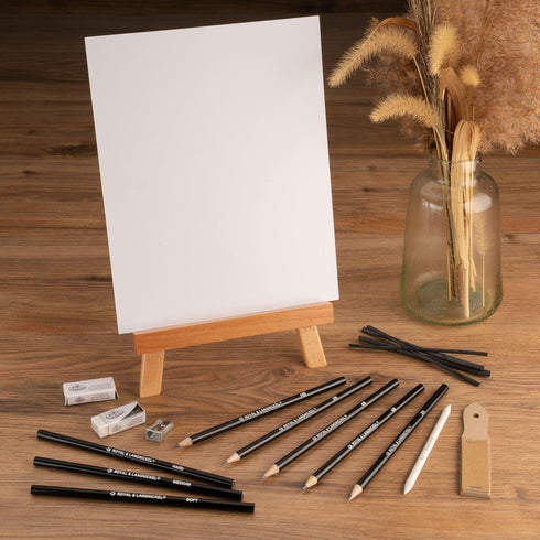 ROYAL & LANGNICKEL MEDIUM TABLE EASEL WATERCOLOR SET