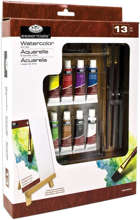 ROYAL & LANGNICKEL MEDIUM TABLE EASEL WATERCOLOR SET